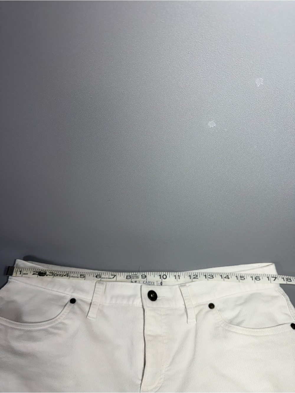 Carve Designs White Cotton Blend Corduroy Shorts - Picture 6 of 10